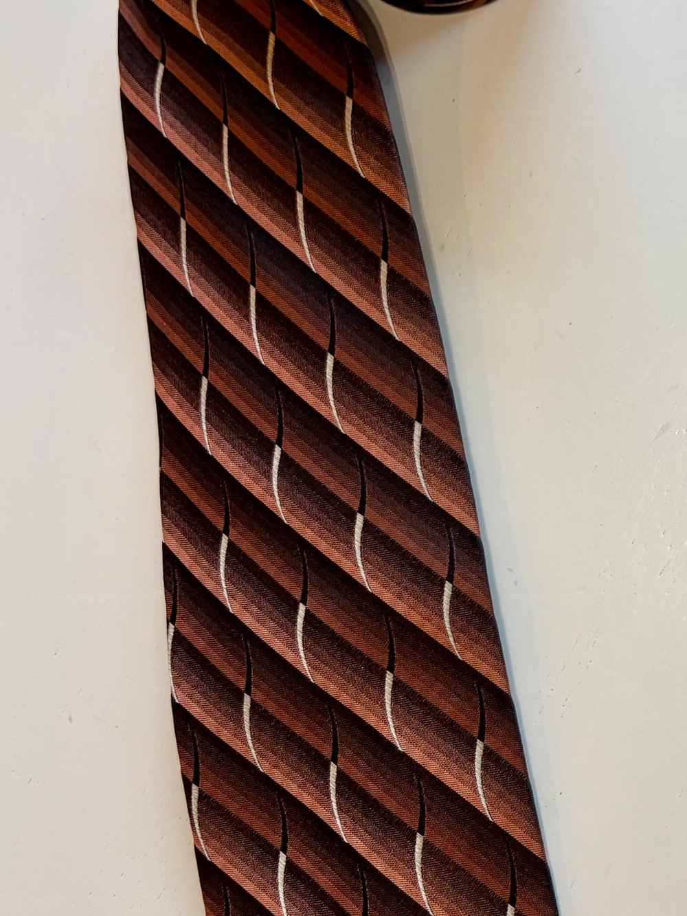Beverly Hills Polo Club 100% Silk Striped Tie - NWT / Never Worn